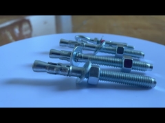 O aço carbono M6 âncoras de cunha galvanizadas de 1/4 de polegada resistentes à corrosão